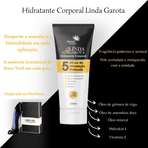 Hidratante Corporal Linda Garota - 100ml