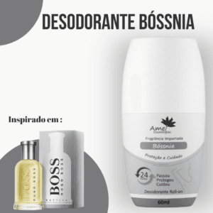 Desodorante Roll-on Bóssnia Amei Cosméticos