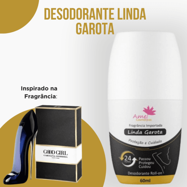 Desodorante Roll-on Linda Garota