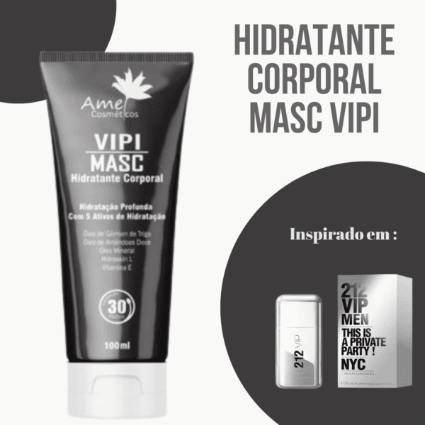 Hidratante Corporal  Vipi Masc - 100ml - Imagem 2