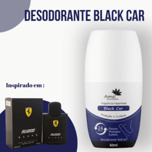 Desodorante Roll-on Black Car Amei Cosméticos