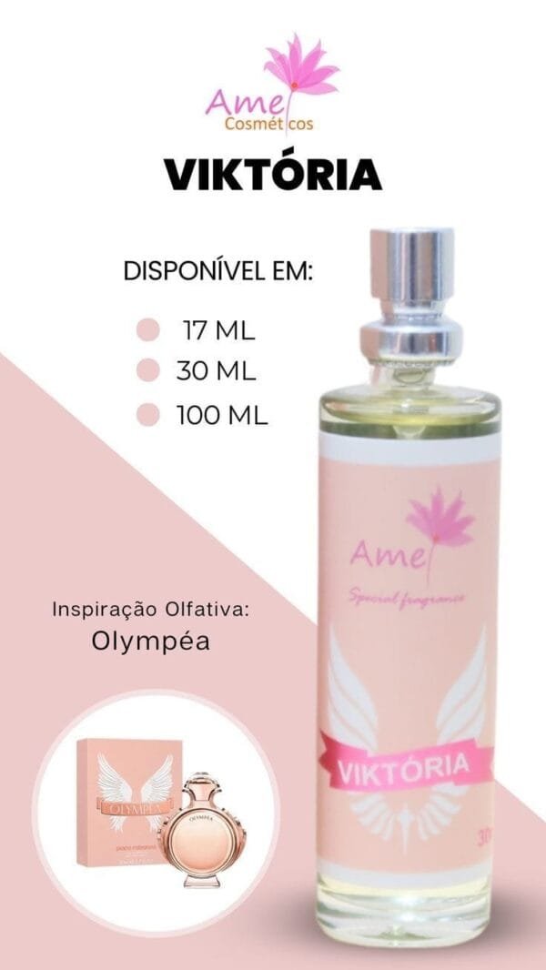 Perfume Amei Cosméticos Viktória - Imagem 4